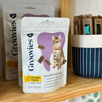groovies dental treats for cat teeth cleaning