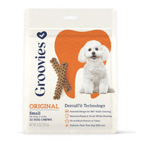 Groovies Dog Dental Chews - 6oz Bag
