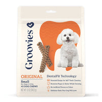 Groovies Dog Dental Chews - 12oz Bag