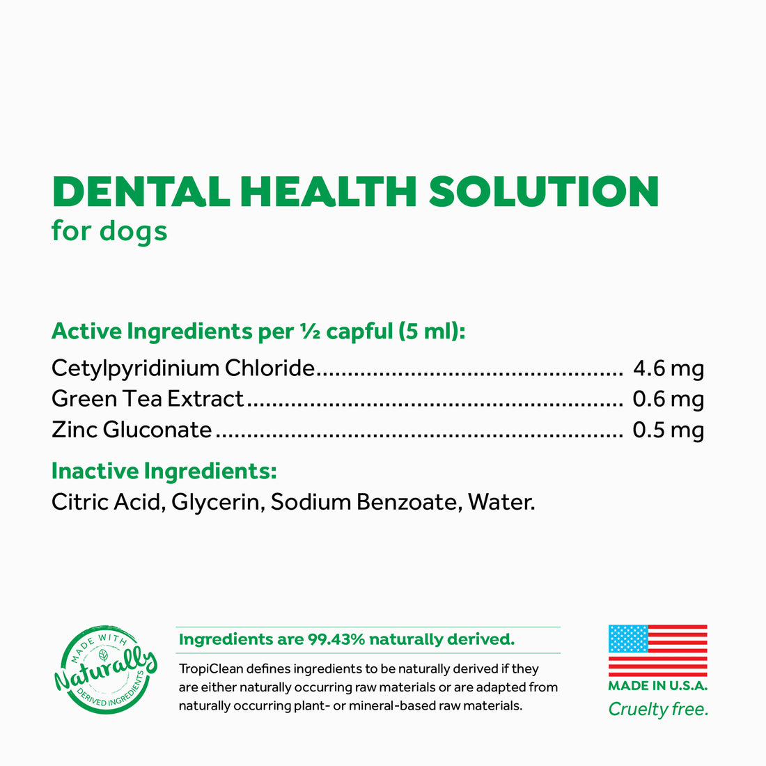 Dental Water Additive For Dogs
