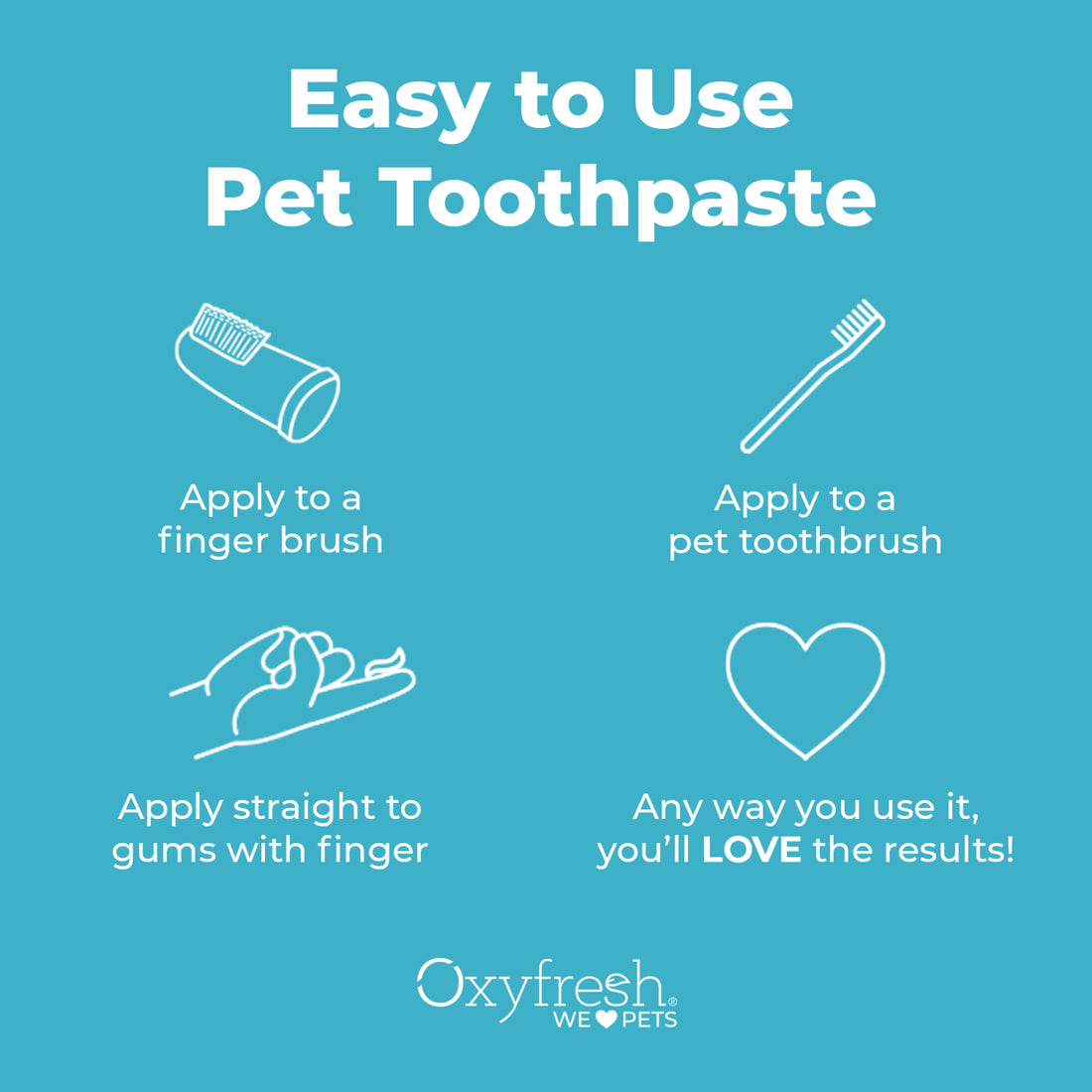 Oxyfresh Pet Toothpaste & Brush Kit
