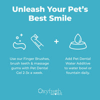 Oxyfresh Pet Dental Kit - Small (Travel Size) & Large