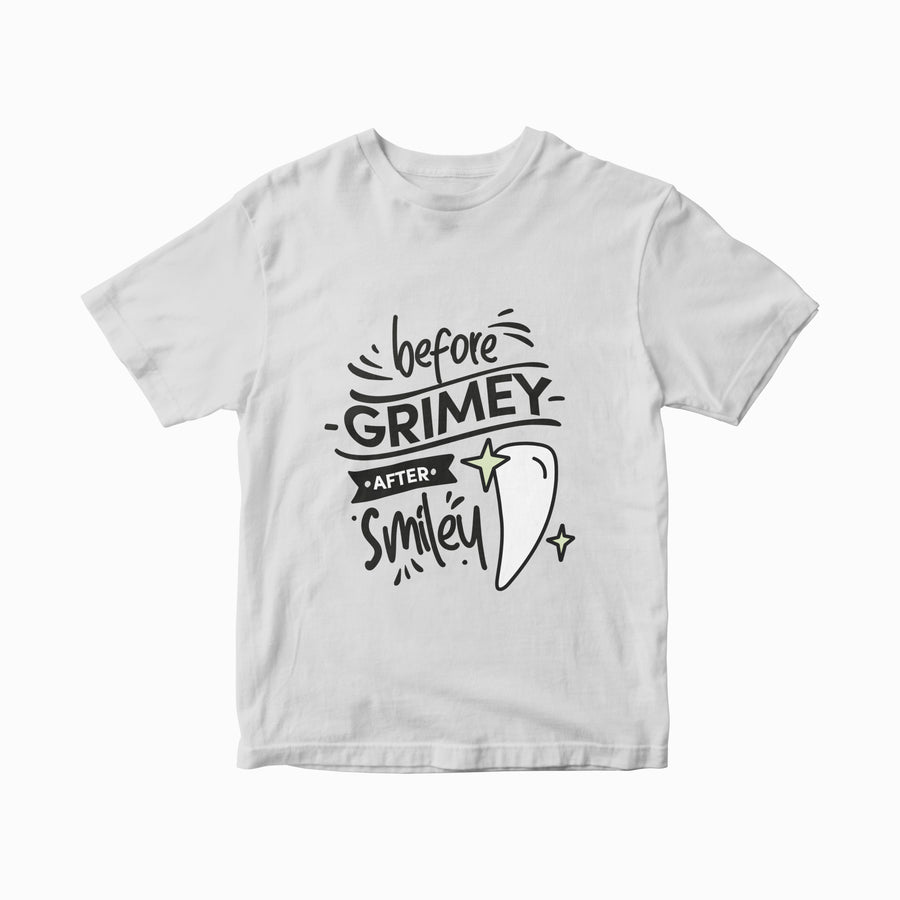 T - Shirt Before Grimey, After Smiley