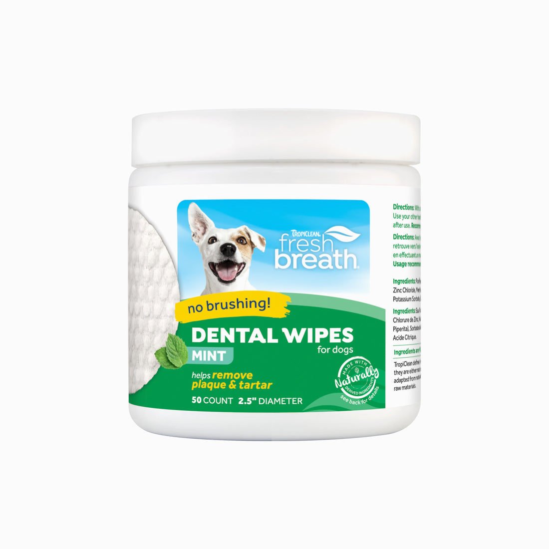 Tropiclean Pet Dental Wipes